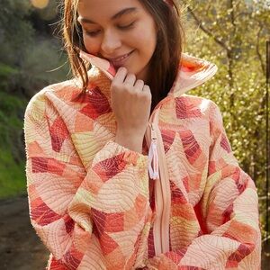 Free People FP Movement Quilted Jacket Size small